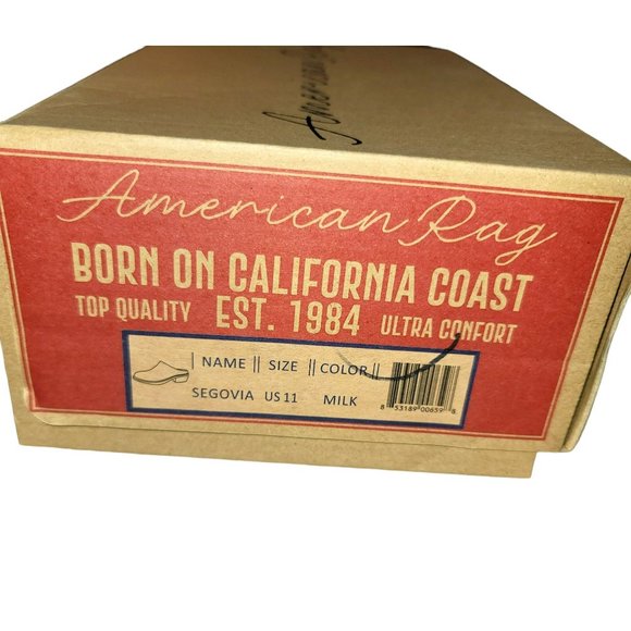 American Rag Slide Segovia Milk Mottled Tan Heeled Woman's Size 11 JJ3344 - Picture 11 of 11